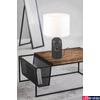 Kép 5/5 - Eglo 43823 Vinoza asztali lámpa, női motívummal díszített fekete lámpatest, textil bura, fehér, E27 foglalattal, max. 1x40W, IP20