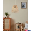 Kép 5/5 - Eglo 43866 Ayesgarth 1 ágú függeszték, fonott, rattan, barna, E27 foglalattal, max. 1x40W, IP20