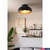 Kép 5/5 - Eglo 900554 Mogano 2 mennyezeti lámpa, fekete, E27 foglalattal, max. 1x40W, IP20