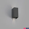 Kép 1/3 - FARO BLIND kültéri fali lámpa, szürke, 3000K melegfehér, beépített LED, 6W, IP54, 70634