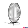 Kép 1/4 - FARO CAGE kültéri asztali lámpa, szürke, 2700K melegfehér, beépített LED, 12W, IP65, 75608