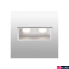 Kép 1/3 - FARO HYDE fürdőszobai süllyeszthető lámpa, fix, fehér, GU10 foglalattal, IP44, 40124