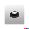 Kép 1/3 - FARO HYDE fürdőszobai süllyeszthető lámpa, fix, fekete, GU10 foglalattal, IP44, 40115