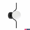 Kép 1/3 - FARO LE VITA fali lámpa, fekete, 2700K melegfehér, beépített LED, 6W, IP20, 29695