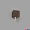 Kép 1/3 - FARO OLAN kültéri fali lámpa, barna, 3000K melegfehér, beépített LED, 6W, IP54, 70270