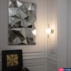 Kép 2/5 - FARO LE VITA fali lámpa, arany, 2700K melegfehér, beépített LED, 6W, IP20, 29690