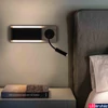 Kép 2/4 - FARO MOOD fali lámpa, olvasókarral, fekete, beépített LED, 7,5W, IP20, 20062