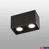 Kép 2/4 - FARO TECTO-2 mennyezeti lámpa, fekete, GU10 foglalattal, IP20, 63273