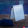 Kép 3/4 - FARO CADAQUÉS kültéri állólámpa, kék, 3000K melegfehér, beépített LED, 18W, IP65, 71243