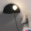 Kép 5/9 - FARO NIT fali lámpa, polc funkcióval, fekete, E27 foglalattal, IP20, 01006