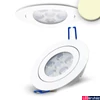 Kép 1/3 - Süllyesztett LED spotlámpa, fehér, 15W, 800 lm, 2700K melegfehér, 72°, fényerőszabályozható
