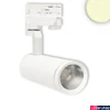 Kép 1/3 - 3 fázisú LED reflektor, sínre szerelhető, 28W, 2100 lm, 60°,matt fehér, 3000K melegfehér