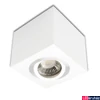 Kép 1/2 - Mennyezeti szpot lámpatest GU10/MR16 LED fényforráshoz, szögletes, fehér
