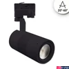 Kép 1/3 - 3 fázisú sínre szerelhető LED reflektor - fókuszálható, 35W, 3600lm, 20°-60°, fekete, 4000K természetes fehér, CRI 92