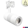 Kép 1/3 - 3 fázisú sínre szerelhető LED reflektor - fókuszálható, 35W, 3100lm, 20°-60°, fehér, 2700K meleg fehér, CRI>92