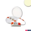 Kép 1/3 - Flex süllyesztett LED mélysugárzó, 8W, 700lm, 3000K melegfehér, 120°, UGR<19, CRI80, IP52, 11,8cm átmérő, fehér