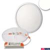 Kép 1/3 - Flex süllyesztett LED mélysugárzó, 23W, 2200lm, 4000K természetes fehér, 120°, UGR<19, CRI80, IP52, 23cm átmérő, fehér
