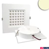 Kép 1/3 - LED mélysugárzó, prizma, szögletes, 19W, UGR<19, 1950lm, 3000K melegfehér, CRI86, IP54, 90°, 19x19cm, fehér, fényerőszabályozható