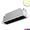 Kép 1/2 - Süllyesztett Slim LED lámpatest, fehér/fekete, 11W, 650lm, 3000K  melegfehér, 14,7cm, IP20, CRI90, 30°, fényerőszabályozható