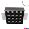 Kép 1/3 - Süllyesztett Slim LED lámpatest, fekete, 15W, 1300lm, 4000K természetes fehér, IP40, CRI83, 90°, 1-10V fényerőszabályzás