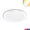 Kép 1/4 - Slim Flex LED mélysugárzó, 12W, 1020lm, ColorSwitch 3000-3500-4000K változtatható fehér, 120°, CRI80, IP44, 16,5cm átmérő, fehér