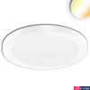 Kép 1/4 - Slim Flex LED mélysugárzó, 24W, 2040lm, ColorSwitch 3000-3500-4000K változtatható fehér, 120°, CRI80, IP44, 29cm átmérő, fehér