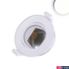 Kép 1/3 - Süllyesztett aszimetrikus COB LED lámpatest, fehér, 8W, 50°, 550lm, IP44, 4000K természetes fehér, fényerőszabályozható