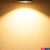 Kép 2/3 - Süllyesztett tükrös COB LED mélysugárzó lámpa, szálcsiszolt nikkel, 5W, 400 lm, 2700K melegfehér, 120°