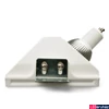 Kép 2/2 - Mennyezeti gipsz lámpatest - aszimmetrikus, süllyesztett, 120×120 mm - MR16, GU10 LED fényforrásokhoz
