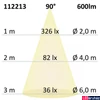 Kép 3/3 - IP67 LED taposható talajba süllyetsztett lámpa, kör, 3000K, 6W COB LED, 230V