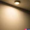 Kép 3/3 - AmpSystem süllyeszthető bútorvílágító LED, peremmel, kör, 3W, 160 lm, 2800K meleg fehér, 12V, fényerőszabályozható