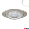 Kép 3/4 - Süllyesztett LED spotlámpa, ezüst, 15W, 850 lm, 4200K természetes fehér, 72°, fényerőszabályozható