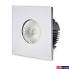 Kép 2/2 - Fényes króm négyzet előlap vízálló IP65 LED spotlámpához