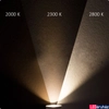 Kép 2/4 - Süllyesztett LED lámpatest, variálható mélység, Sunset Dimming 2000-2300-2700K változtatható fehér, 9W, 530lm, 45°, CRI88, IP40, fehér