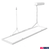 Kép 2/2 - Függesztett LED lámpatest irodai használatra, szögletes, 4000 lm, 40W, 4000K természetes fehér, fehér