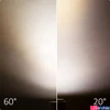 Kép 3/3 - 3 fázisú sínre szerelhető LED reflektor - fókuszálható, 35W, 3100lm, 20°-60°, fehér, 2700K meleg fehér, CRI>92