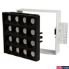 Kép 2/3 - Süllyesztett Slim LED lámpatest, fekete, 15W, 1300lm, 4000K természetes fehér, IP40, CRI83, 90°, 1-10V fényerőszabályzás