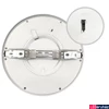 Kép 2/4 - Slim Flex LED mélysugárzó, 18W, 1530lm, ColorSwitch 3000-3500-4000K változtatható fehér, 120°, CRI80, IP44, 22cm átmérő, fehér