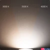 Kép 3/4 - Slim Flex LED mélysugárzó, 24W, 2040lm, ColorSwitch 3000-3500-4000K változtatható fehér, 120°, CRI80, IP44, 29cm átmérő, nikkel