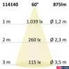Kép 3/3 - Vízálló IP65 süllyesztett LED spotlámpa 10W, IP65, 875lm, 4000K természetes fehér, DALI fényerőszabályozás