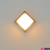 Kép 2/2 - Kültéri falra szerelhető LED lámpa, 6W, 380lm, 3000K melegfehér, CRI82, IP54, 11x11cm átmérő, fekete