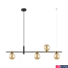 Kép 2/4 - ITALUX BLETTER több ágú függeszték 4 foglalattal, arany, G9, IT-PND-5225-4-BK-AMB