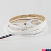 Kép 1/2 - 24V RGBW IP65 LED szalag - 360 LED | 15W | 650  lm/méter,RGB+CRI90 4000K, 5m tekercsben, szilikon csőben
