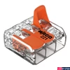 Kép 2/3 - WAGO vezetékösszekötő 3 vezetékhez, max. 4 mm², WAGO-221-413