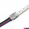 Kép 1/3 - LED szalag betáp csatlakozó 10 mm széles RGB LED szalagokhoz, 4 eres vezetékhez, HIPPO