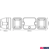 Kép 2/6 - LEDVANCE Battery LED Spotlight Double L Elemes LED reflektor, fehér, 4000K természetes fehér, 480 lm, 10W, 4058075227408