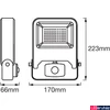 Kép 2/6 - LEDVANCE ENDURA® FLOOD Sensor Warm White L LED reflektor, fehér, 3000K melegfehér, 2700 lm, 30W, 4058075239715