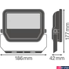 Kép 2/6 - LEDVANCE FLOODLIGHT 30 W LED reflektor, fekete, 3000K melegfehér, 3300 lm, 30W, 4058075421097