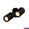 Kép 1/3 - Maxlight BARRO II mennyezeti lámpa, fekete, GU10 foglalattal, 1x50W, MAXLIGHT-C0114