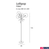 Kép 2/2 - Maxlight LOLLIPOP állólámpa, üveggömb burával, MAXLIGHT-F0042